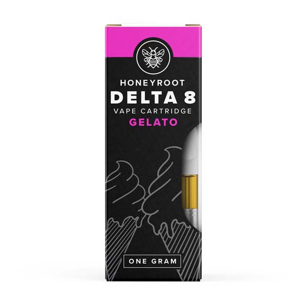 Honeyroot - Delta 8 - 510 Cartridge - Gelato - 1G - Burning Daily