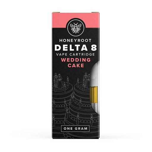 Honeyroot - Delta 8 - 510 Cartridge - Wedding Cake - 1G - Burning Daily