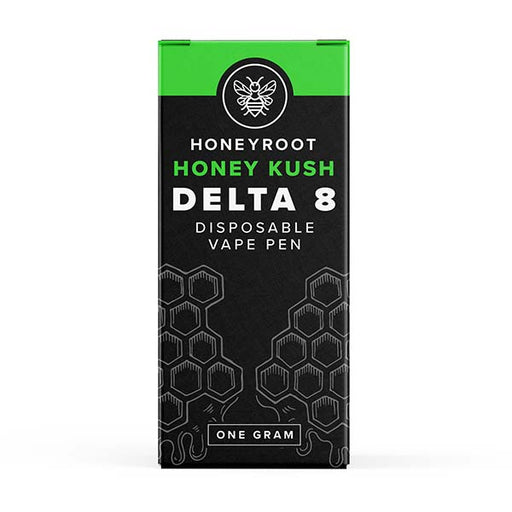 Honeyroot - Delta 8 - Disposable - Honey Kush - 1G - Burning Daily