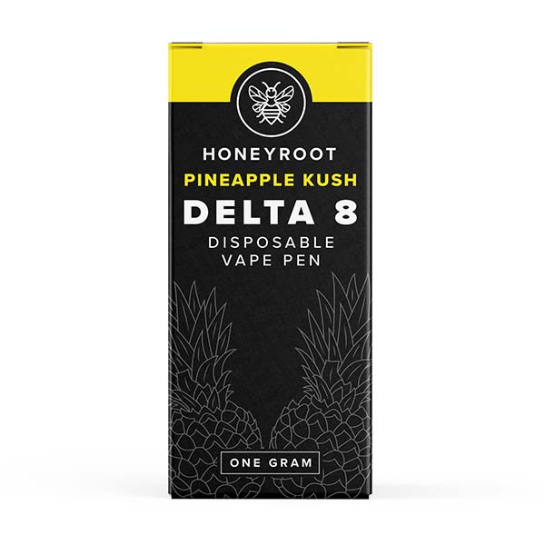 Honeyroot - Delta 8 - Disposable - Pineapple Kush - 1G - Burning Daily