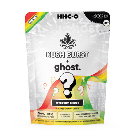 Kush Burst x Ghost - HHCO - Edible - Gummies - Mystery Ghost - 500MG - Burning Daily