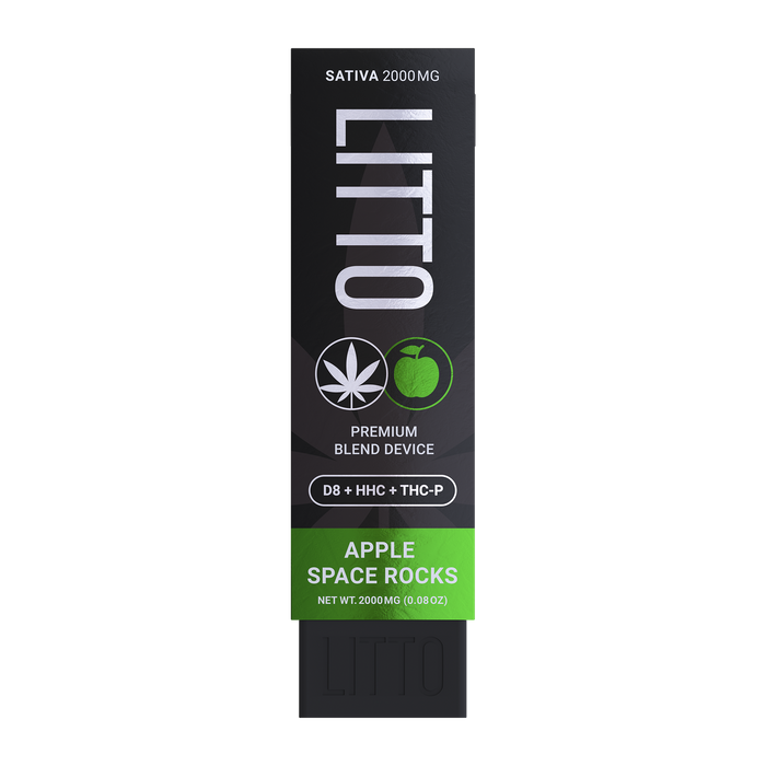 LITTO - Tri Blend - Delta 8 - HHC - THCP - Disposable - Apple Space Rocks - 2G