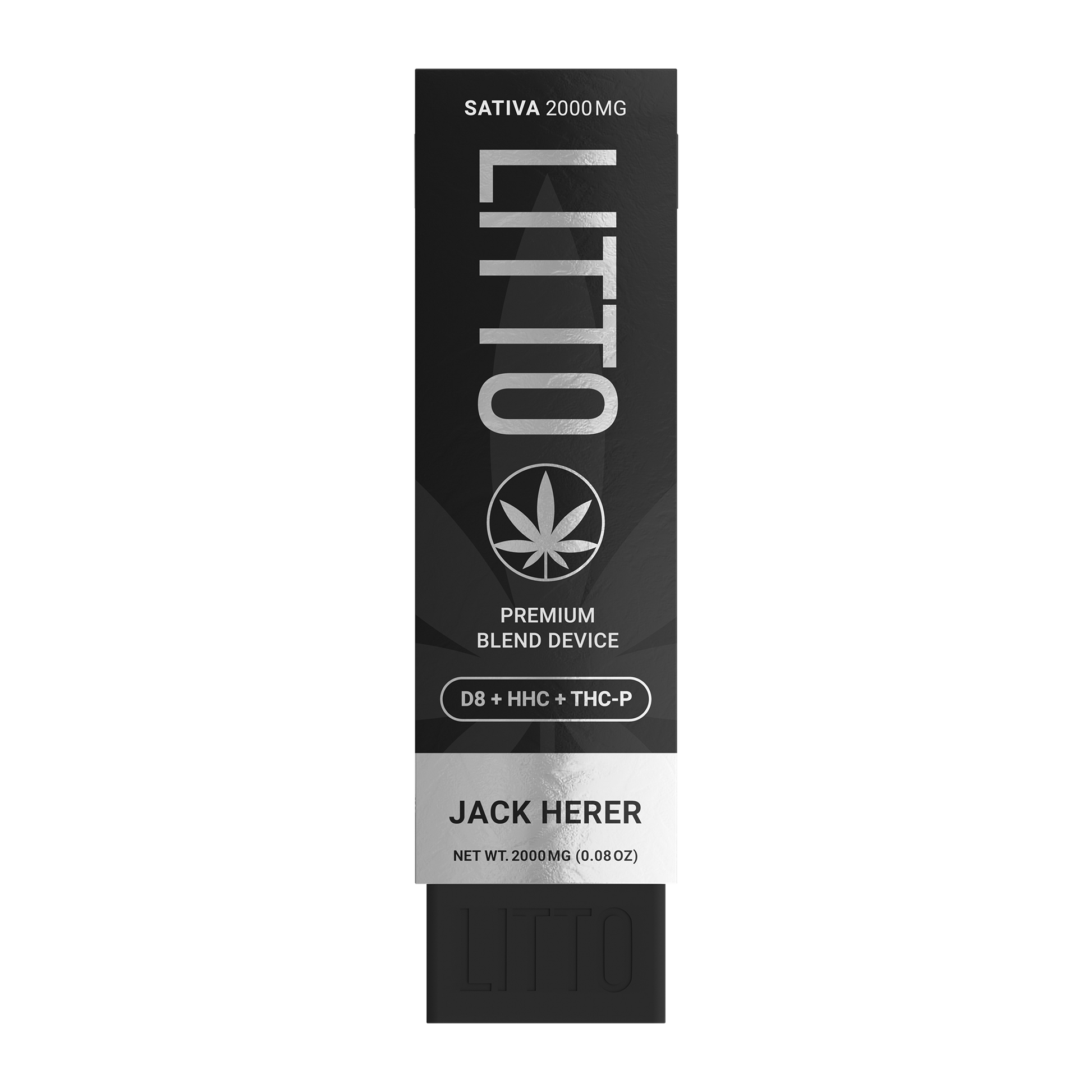 LITTO - Tri Blend - Delta 8 - HHC - THCP - Disposable - Jack Herer - 2G - Burning Daily