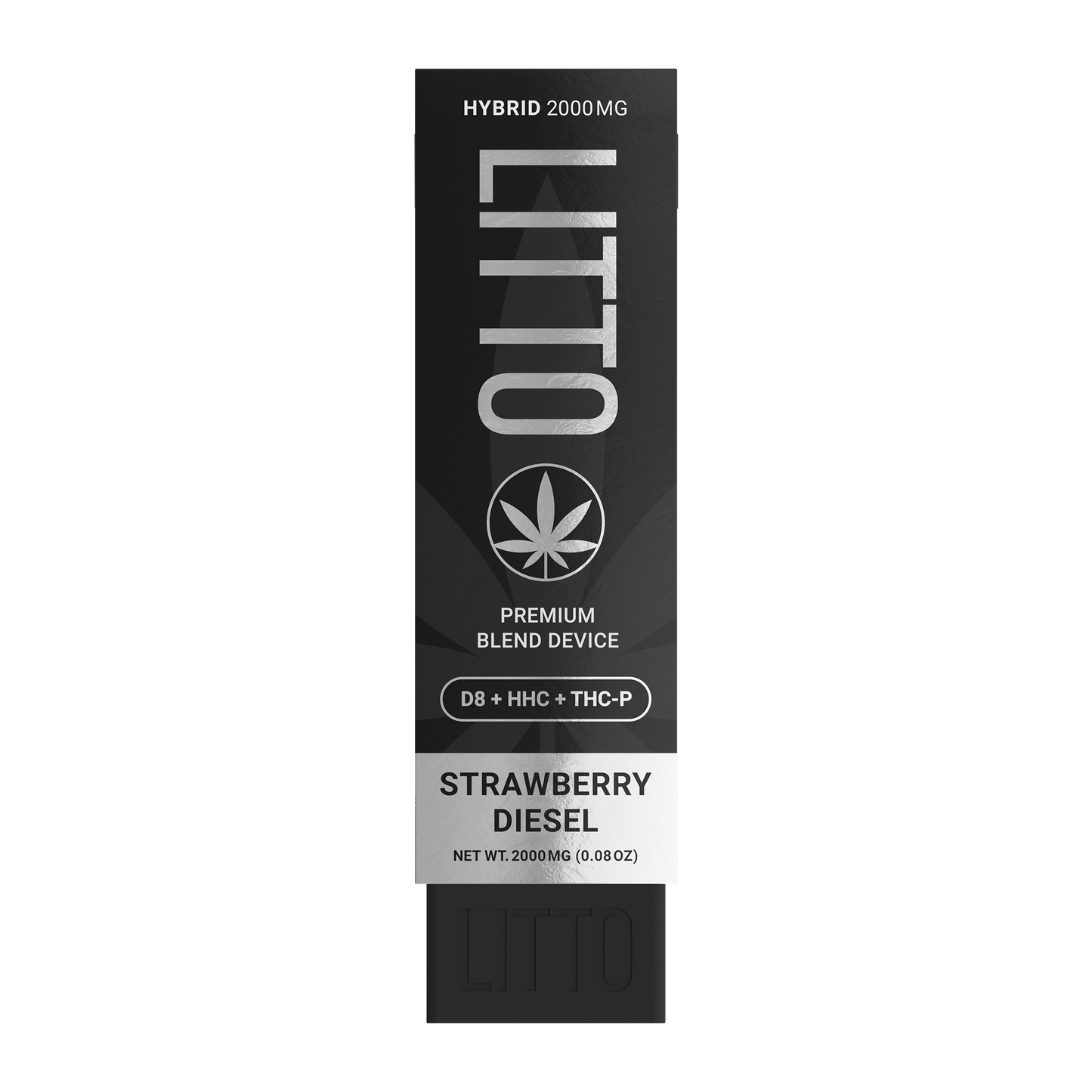 LITTO - Tri Blend - Delta 8 - HHC - THCP - Disposable - Strawberry Diesel - 2G - Burning Daily