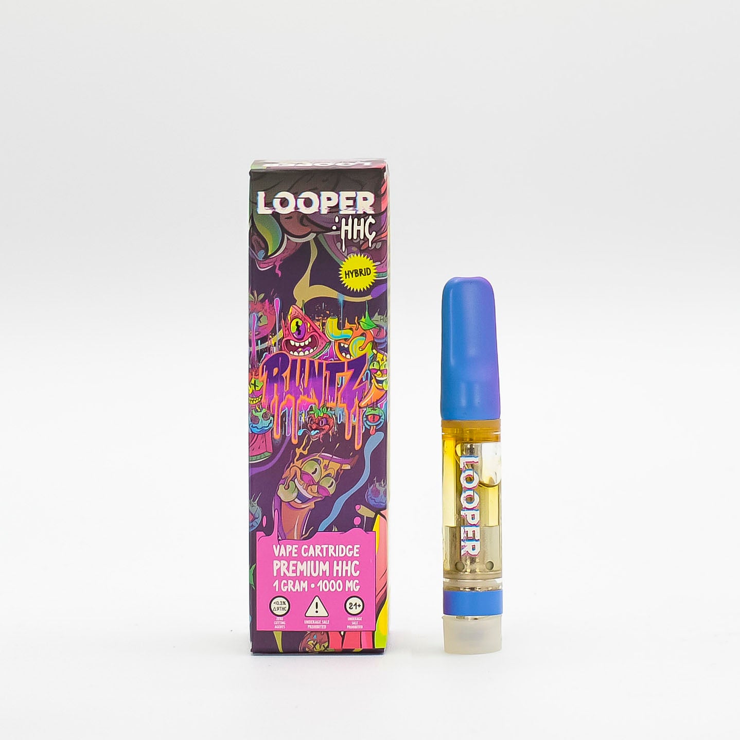 Looper - HHC - 510 Cartridge - Runtz - 1G - Burning Daily