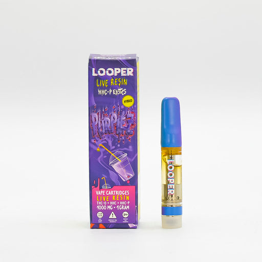 Looper - Live Resin - HCCP - 510 Cartridge - Purplez - 1G - Burning Daily