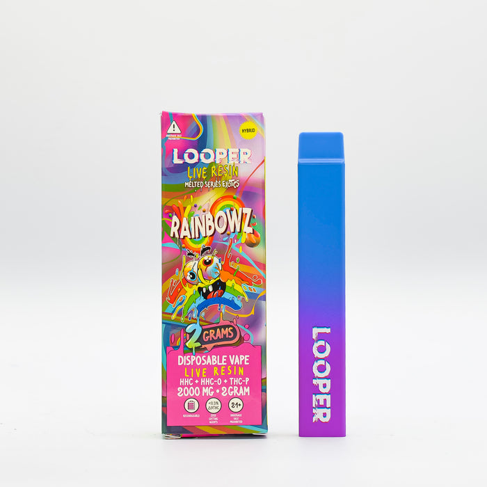 Looper - Melted Series - Delta 8 - HHC - THCO - Disposable - Rainbowz - 2G