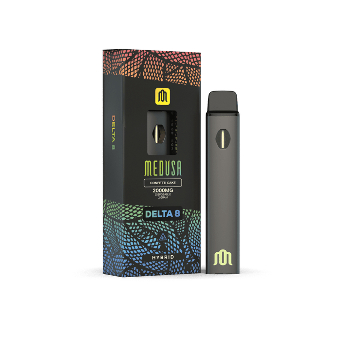Medusa - Delta 8 - Disposable - Confetti Cake - 2G