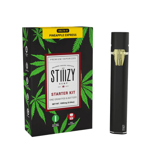 STIIIZY Hemp - Delta 8 - Starter Kit - Pod - Pineapple Express - 1G - Burning Daily