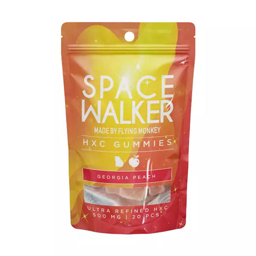 Space Walker - HHC - Gummies - Edibles - Georgia Peach - 500MG - Burning Daily