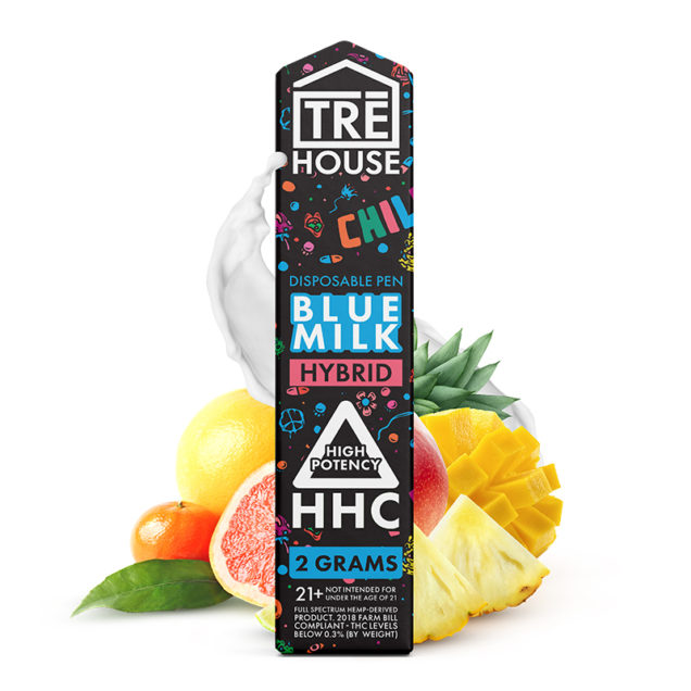 TRE House - HHC - Disposable - Blue Milk - 2G - Burning Daily