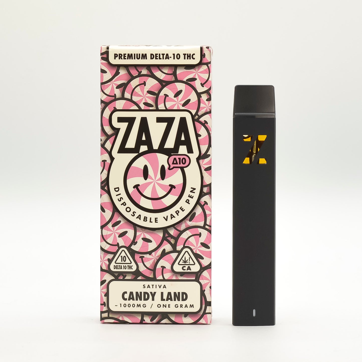 ZAZA - Delta 10 - Disposable - Candy Land - 1G - Sativa - Burning Daily