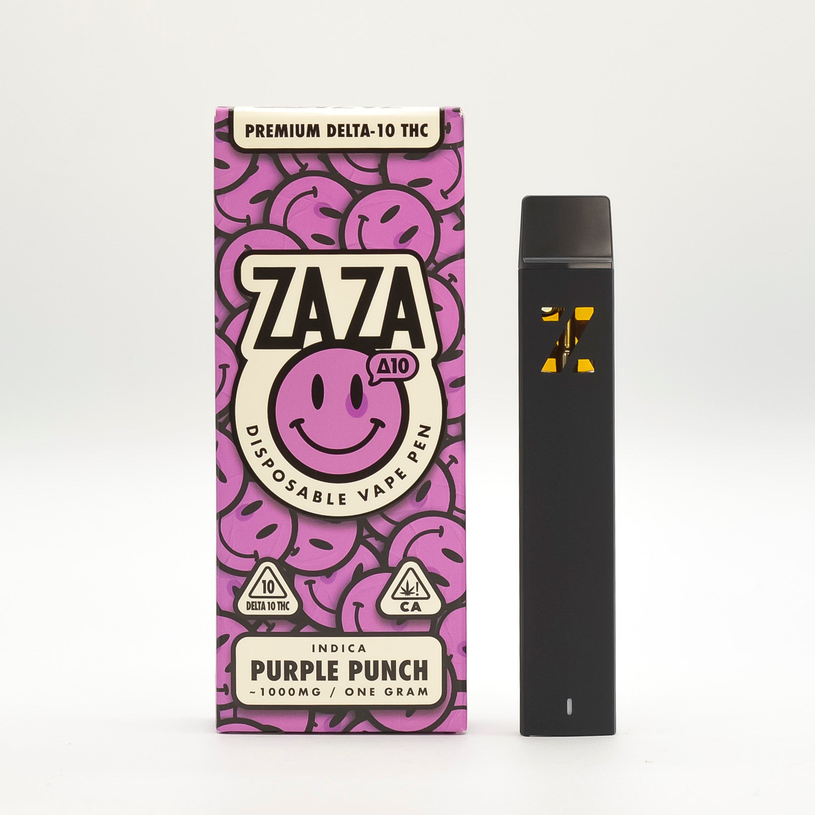 ZAZA - Delta 10 - Disposable - Purple Punch - 1G - Burning Daily