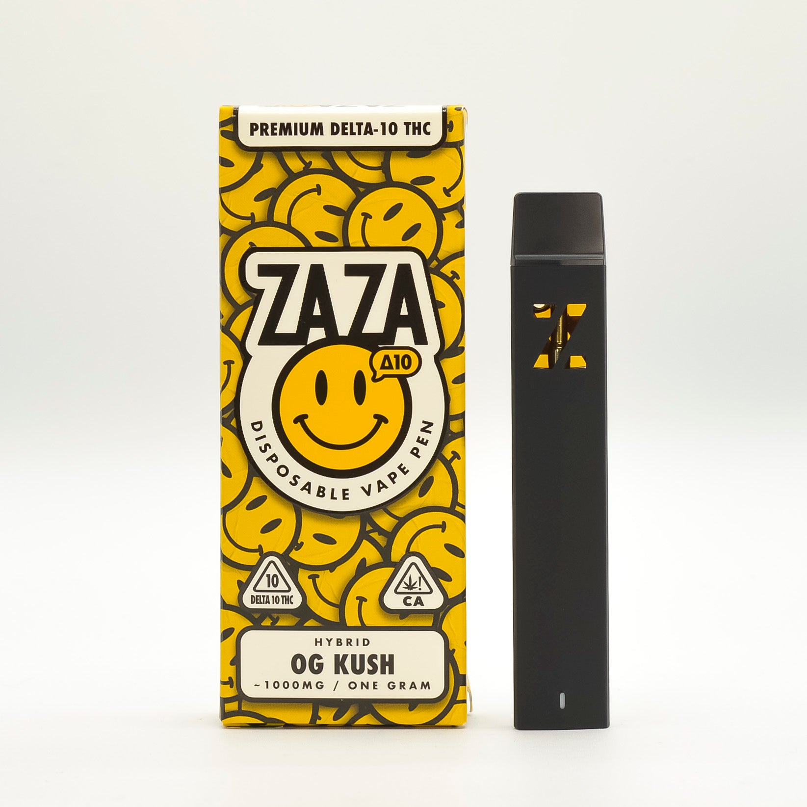 ZAZA - Delta 10 - Disposable - OG Kush - 1G - Indica - Burning Daily