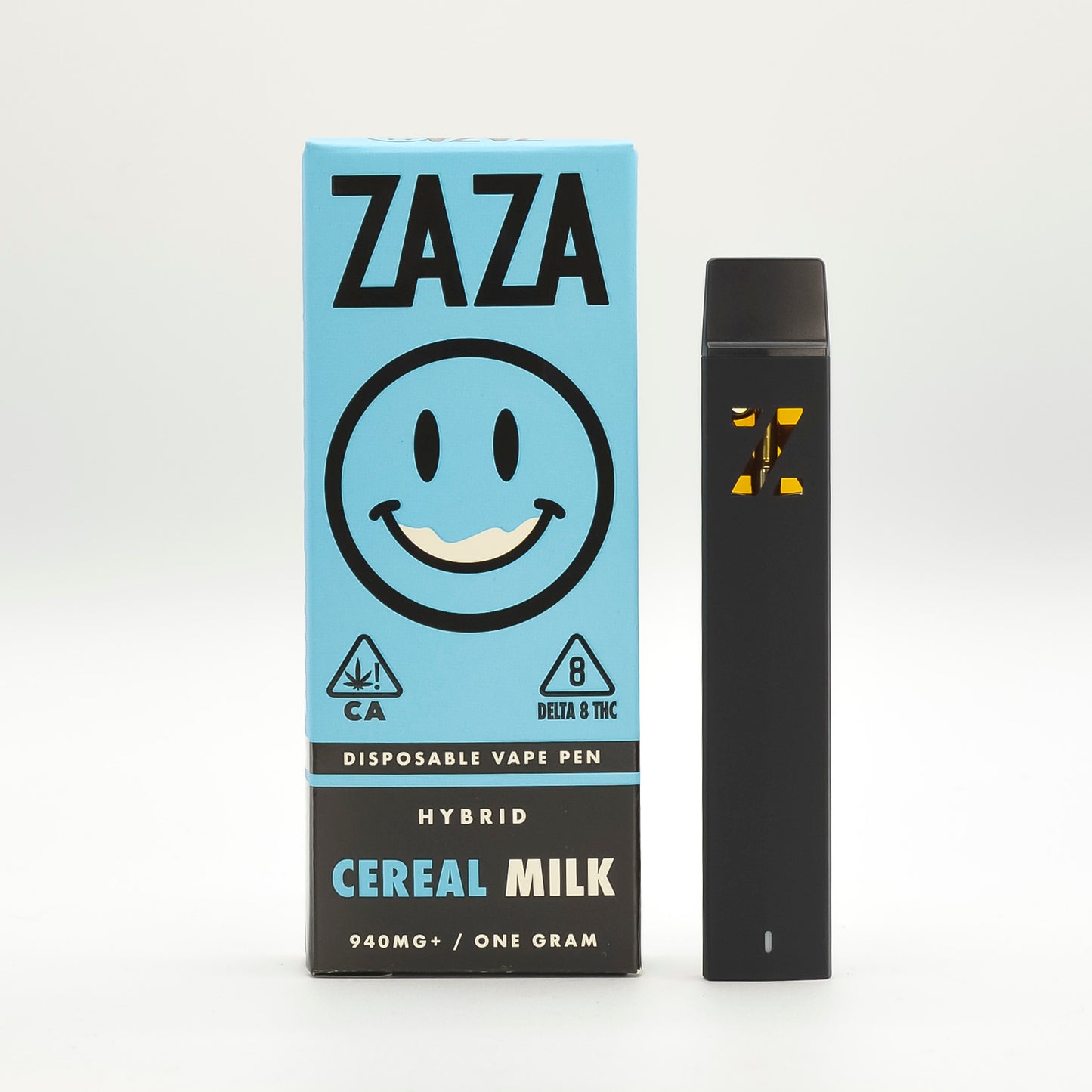 ZAZA - Delta 8 - Disposable - Cereal Milk - 1G - Hybrid - Burning Daily