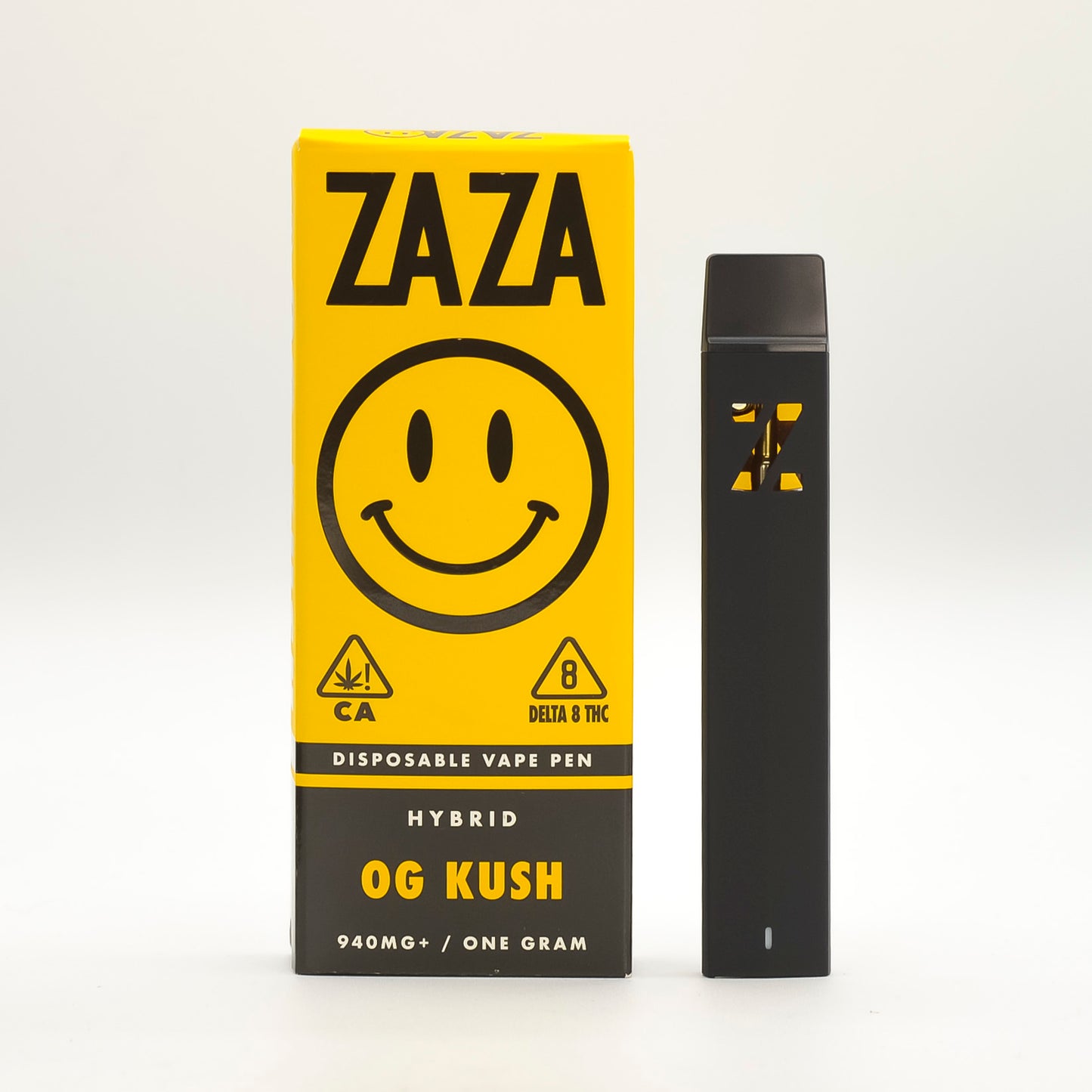 ZAZA - Delta 8 - Disposable - OG Kush - 1G - Indica - Burning Daily