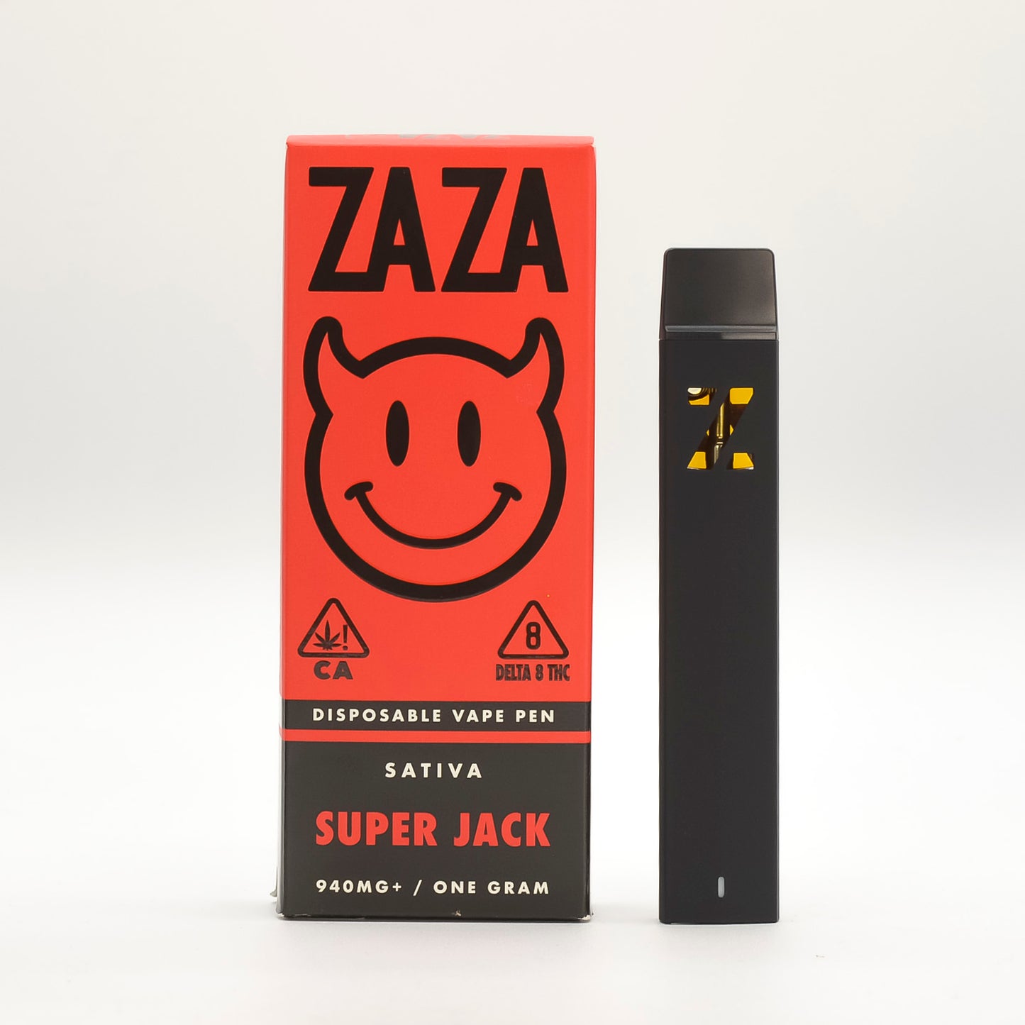 ZAZA - Delta 8 - Disposable - Super Jack - 1G - Hybrid - Burning Daily