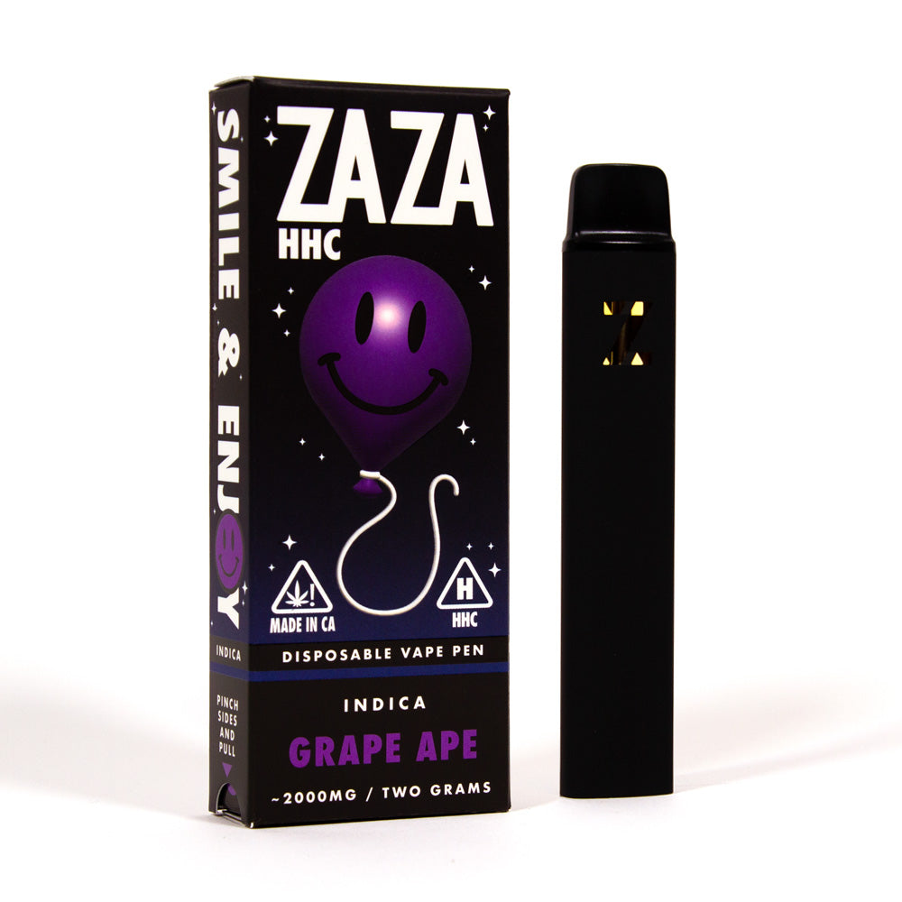 ZAZA - HHC - Disposable Vape - Grape Ape - 2G - Burning Daily