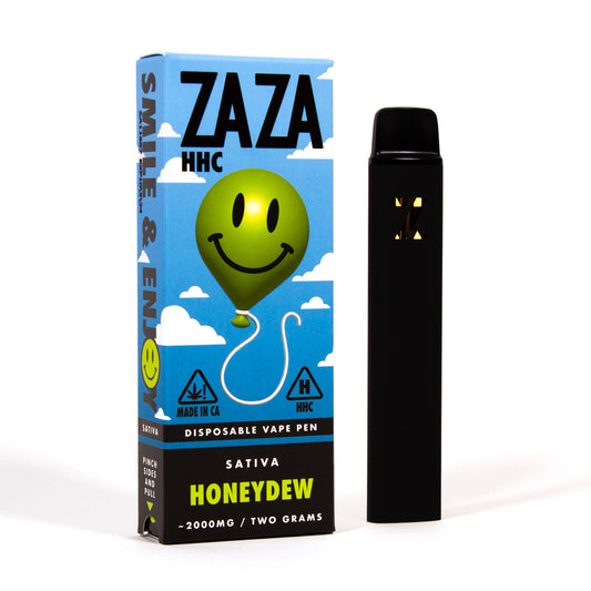 ZAZA - HHC - Disposable Vape - Honeydew - 2G - Burning Daily