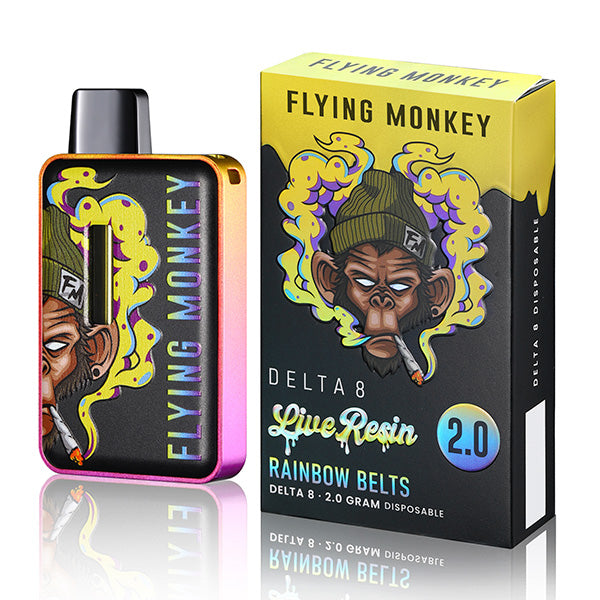 Flying Monkey - Live Resin - Delta 8 - Disposable - Rainbow Belts - 2G